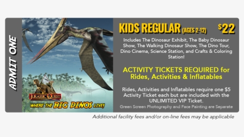 Jurassic Quest Tickets, HD Png Download, Transparent PNG