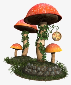 Fantasy Png Page - Mushroom Illustration Png Free, Transparent Png, Transparent PNG