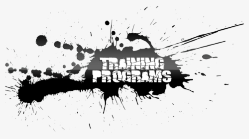 Training Programs Splash - Transparent Background Ink Splatter Png, Png Download, Transparent PNG