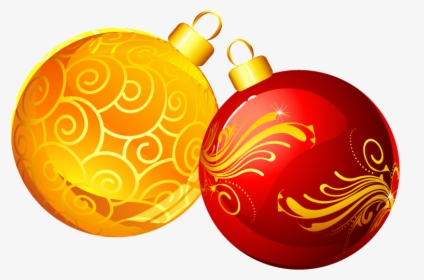 Orange Clipart Ornament - Red And Yellow Ornaments, HD Png Download, Transparent PNG