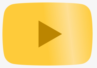Gold Play Button, HD Png Download, Transparent PNG