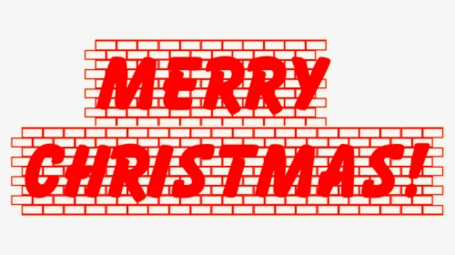 Merry Christmas Text Logo Icon Png Transparent - Brick Font, Png Download, Transparent PNG