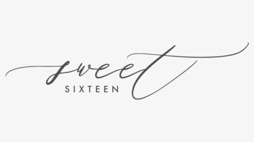 Sweet 16 - Calligraphy, HD Png Download, Transparent PNG