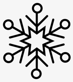 Snowflakes - Transparent Snowflake Outline Png, Png Download, Transparent PNG