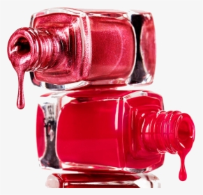 Nail Paint Png Pic - Dripping Red Nail Polish, Transparent Png, Transparent PNG