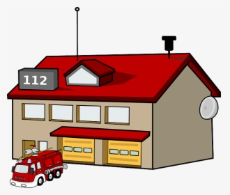 Fire Station Png Clipart, Transparent Png, Transparent PNG