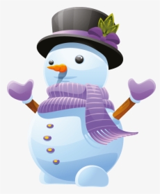 3d Cute Snowman Vector Art Png - Snowman Png, Transparent Png, Transparent PNG