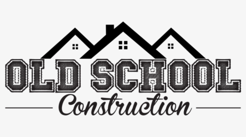 Old School Construction Logo Facebook - Old School Building Logo, HD Png Download, Transparent PNG