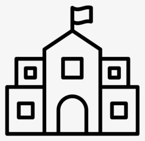 School Building - Save As Draft Icon, HD Png Download, Transparent PNG