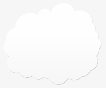 Clipart Clouds Square - White Square Clound Png, Transparent Png, Transparent PNG