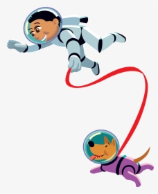 Astronaut Clipart Free - Kids Space Clipart, HD Png Download, Transparent PNG