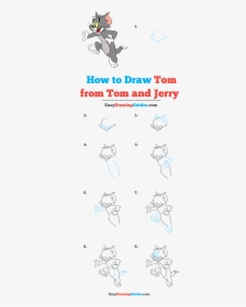 How To Draw Tom From Tom And Jerry - Draw Stewie Griffin Step By Step, HD Png Download, Transparent PNG
