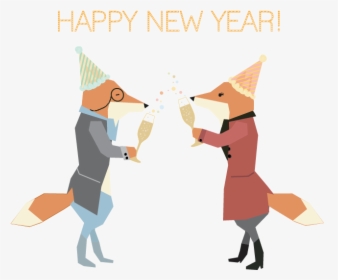 Greeting 2016 New Year-01 - Cartoon, HD Png Download, Transparent PNG