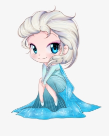 Elsa Frozen Chibi Elsa Frozen Chibi - Elsa Frozen Chibi, HD Png Download, Transparent PNG