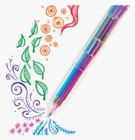 Multi Color Gel Pen, HD Png Download, Transparent PNG
