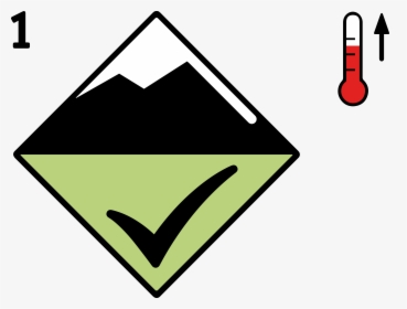 Avalanche Low Danger Level Wet Snow, HD Png Download, Transparent PNG
