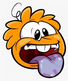 Orange Puffle Troll Face, HD Png Download, Transparent PNG
