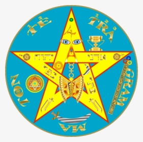 Pentacle Tetragrammaton , Png Download - Estrella De La Santa Muerte, Transparent Png, Transparent PNG