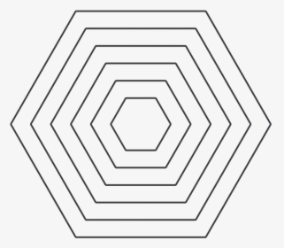 Hexagons Die Outline - Glucose, HD Png Download, Transparent PNG
