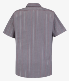 Men S Short Sleeve Industrial Stripe Work Shirt - Polo Shirt, HD Png Download, Transparent PNG