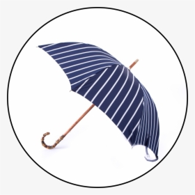 Maglia Francesco Navy Pinstripe Umbrella With Bamboo - Umbrella, HD Png Download, Transparent PNG