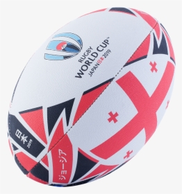 Rugby World Cup 2019 Georgia Rugby Ball, HD Png Download, Transparent PNG