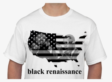 Black Flag Tee - America Flag And Map, HD Png Download, Transparent PNG
