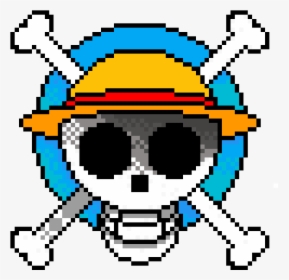 Transparent One Piece Logo Png - One Piece Logo Pixel Art, Png Download, Transparent PNG