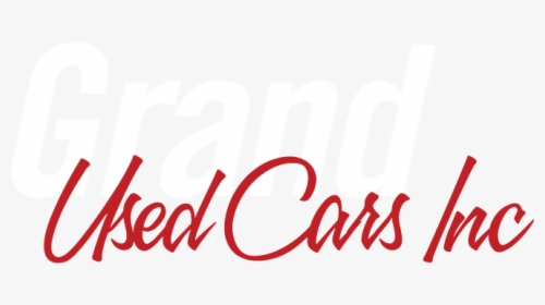 Grand Used Cars Inc - Calligraphy, HD Png Download, Transparent PNG