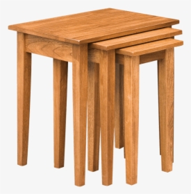 Shaker Nesting Table Set Topeka In - Shaker Nesting Tables, HD Png Download, Transparent PNG