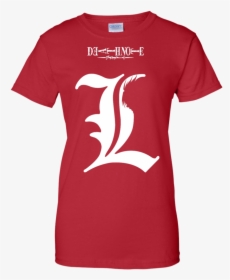 L Death Note T Shirt & Hoodie - University Of Arkansas Law School Shirt, HD Png Download, Transparent PNG