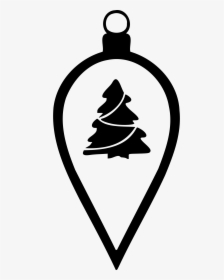 Christmas Tree Christmas Ornament Clip Art - Free Silhouette Christmas Clipart, HD Png Download, Transparent PNG