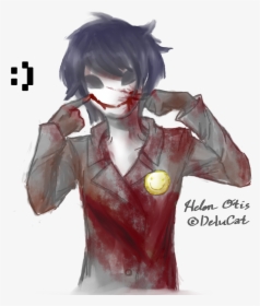 It Is My Underappreciated Man Guys - Creepypasta Anime Bloody Painter, HD Png Download, Transparent PNG