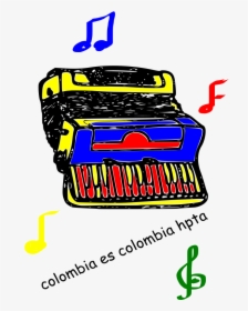 Acordion Colombiano - Accordion, HD Png Download, Transparent PNG
