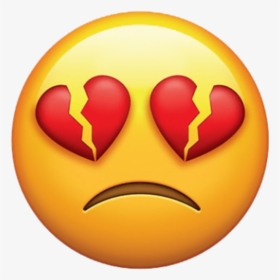 #sad #hateme #ihatemyself #ihatemylife #sadness #sadboys - Sad Heart Broken Emoji, HD Png Download, Transparent PNG