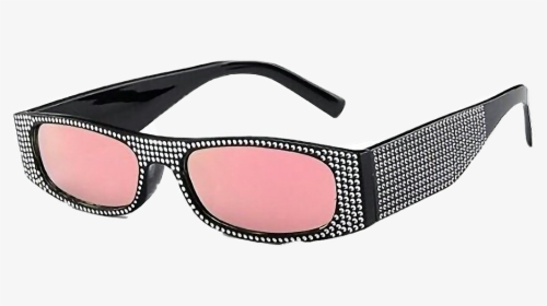 #sunglasses #glasses #pink #black #shade #niche #meme - Sunglasses, HD Png Download, Transparent PNG