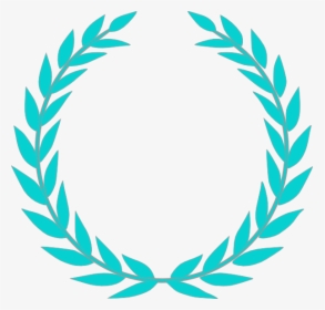 Blue Olive Wreath Svg Clip Arts - Laurel Wreath, HD Png Download, Transparent PNG
