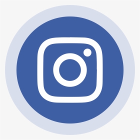 Blue Circled Instagram Logo Png Image - Instagram Logo Circular Png, Transparent Png, Transparent PNG