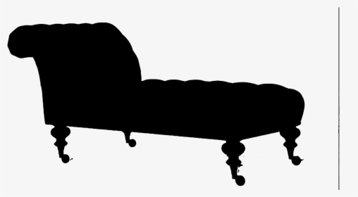 Furniture Silhouette - Luxury Black Sofa Png, Transparent Png, Transparent PNG