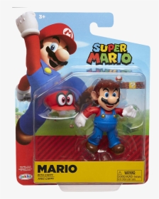 Mario With Cappy 4” Action Figure - Super Mario Action Figure, HD Png Download, Transparent PNG