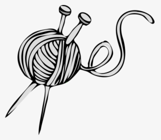 Ball, Needle, Yarn, Knitting, - Yarn Clip Art, HD Png Download, Transparent PNG