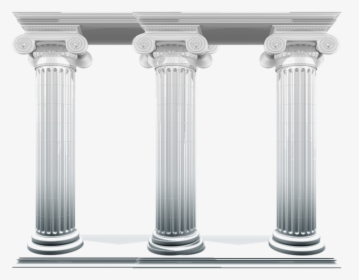 Picture Black And White Library Pillars Vector Greek - 3 Pillars, HD Png Download, Transparent PNG