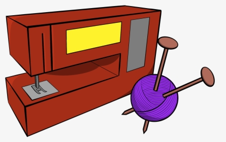 Sewing Machine And Ball Of Yarn, HD Png Download, Transparent PNG