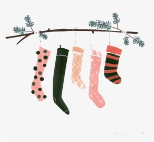 Stockings - Hanging Christmas Stockings Png, Transparent Png, Transparent PNG