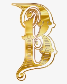 Cyrillic Capital Letter V - Gold 3d Letter Png, Transparent Png, Transparent PNG