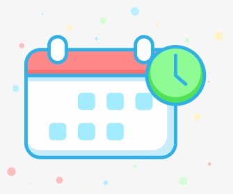 Calendar Icon - Circle, HD Png Download, Transparent PNG