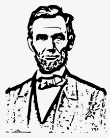 Abraham Lincoln Png - Abraham Lincoln Line Art, Transparent Png, Transparent PNG