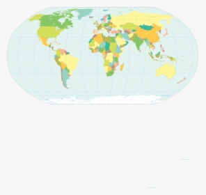 Polar Region On World Map, HD Png Download, Transparent PNG