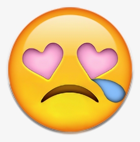 Love Cry Emoji, HD Png Download, Transparent PNG