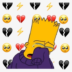 Heart-broken🥺 - Simpsons Cry, HD Png Download, Transparent PNG